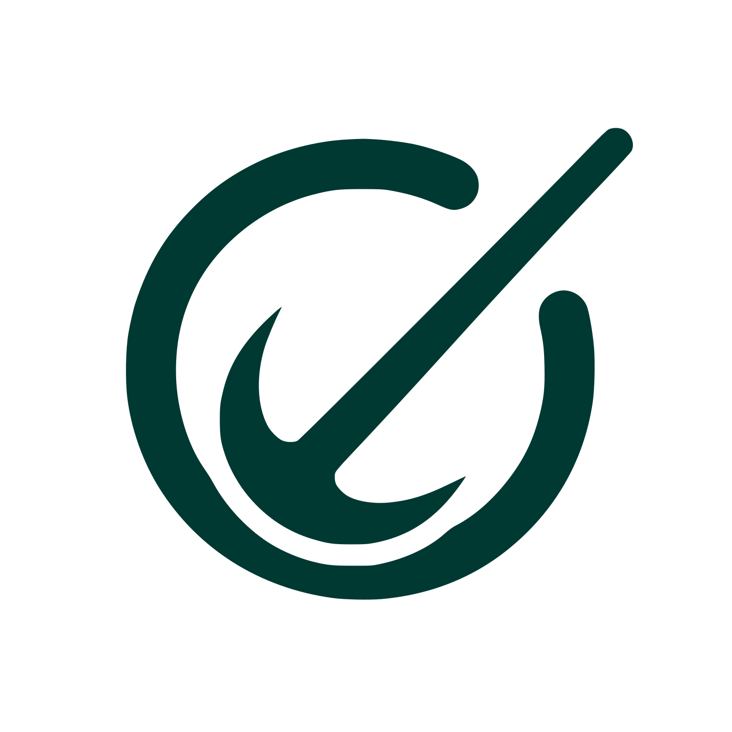 Anchor Fishing Logo #003932
