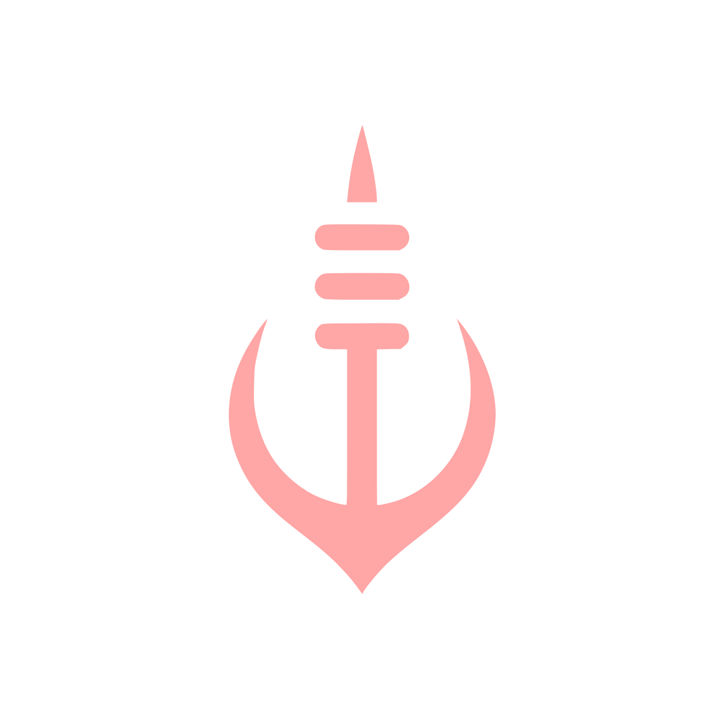 Anchor Fishing Logo #ffa6a6
