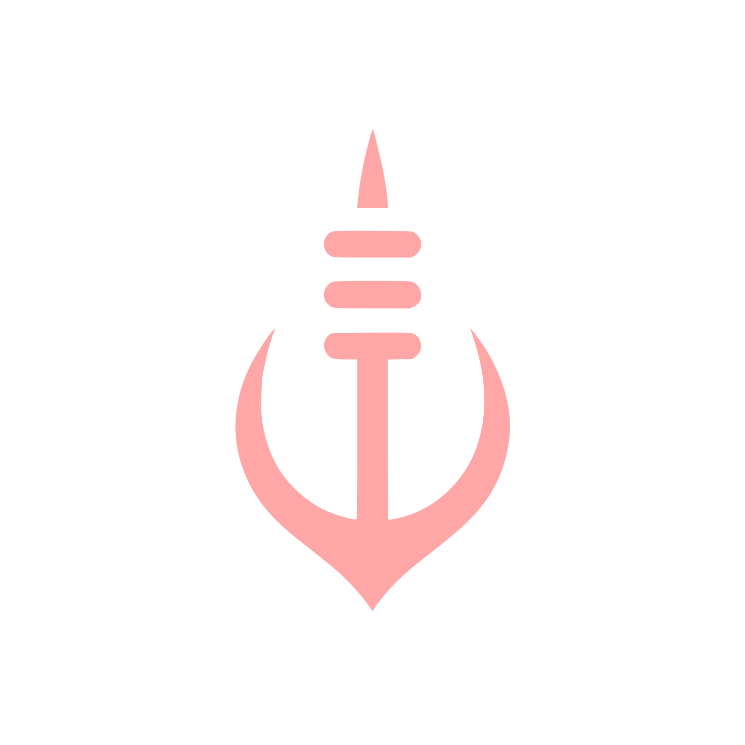 Anchor Fishing Logo #ffa6a6
