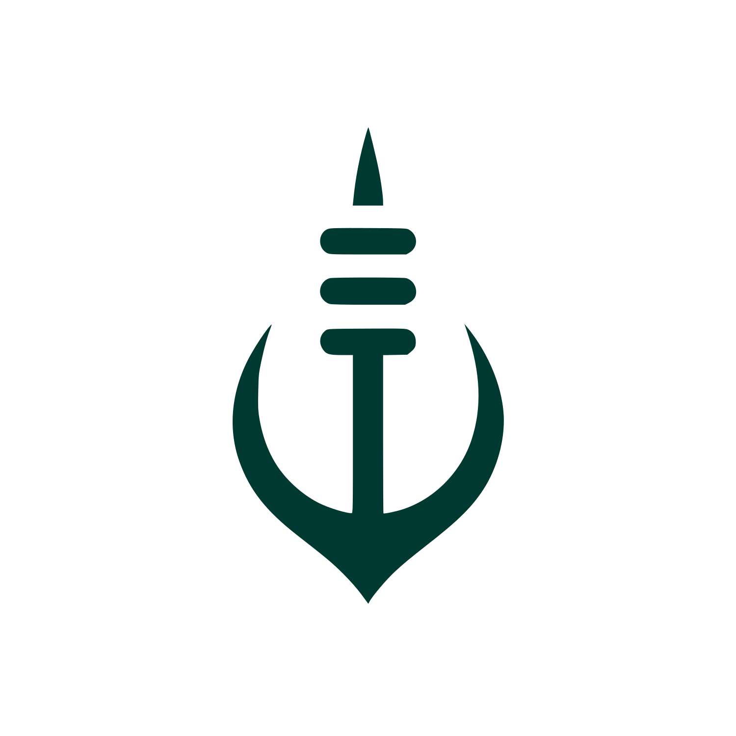 Anchor Fishing Logo #003932