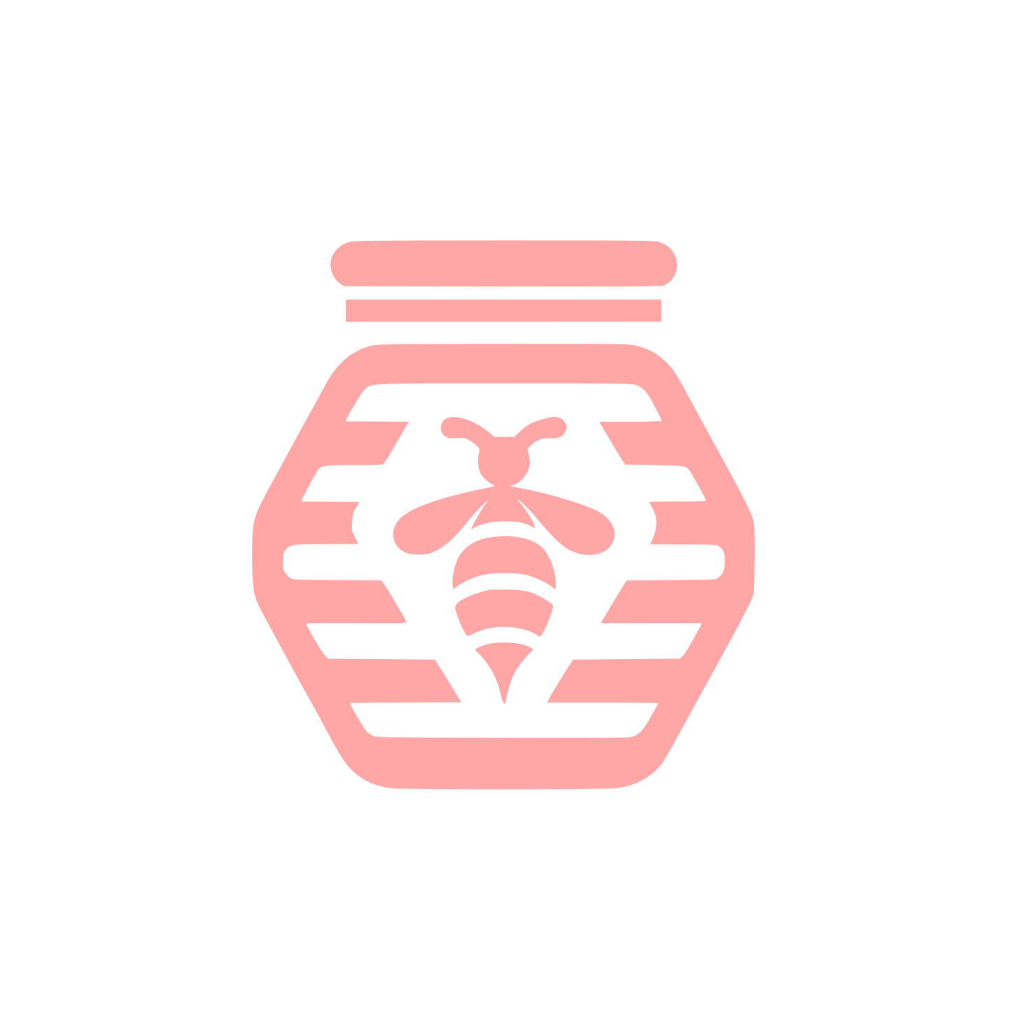 Beehive Jar Logo #ffa6a6