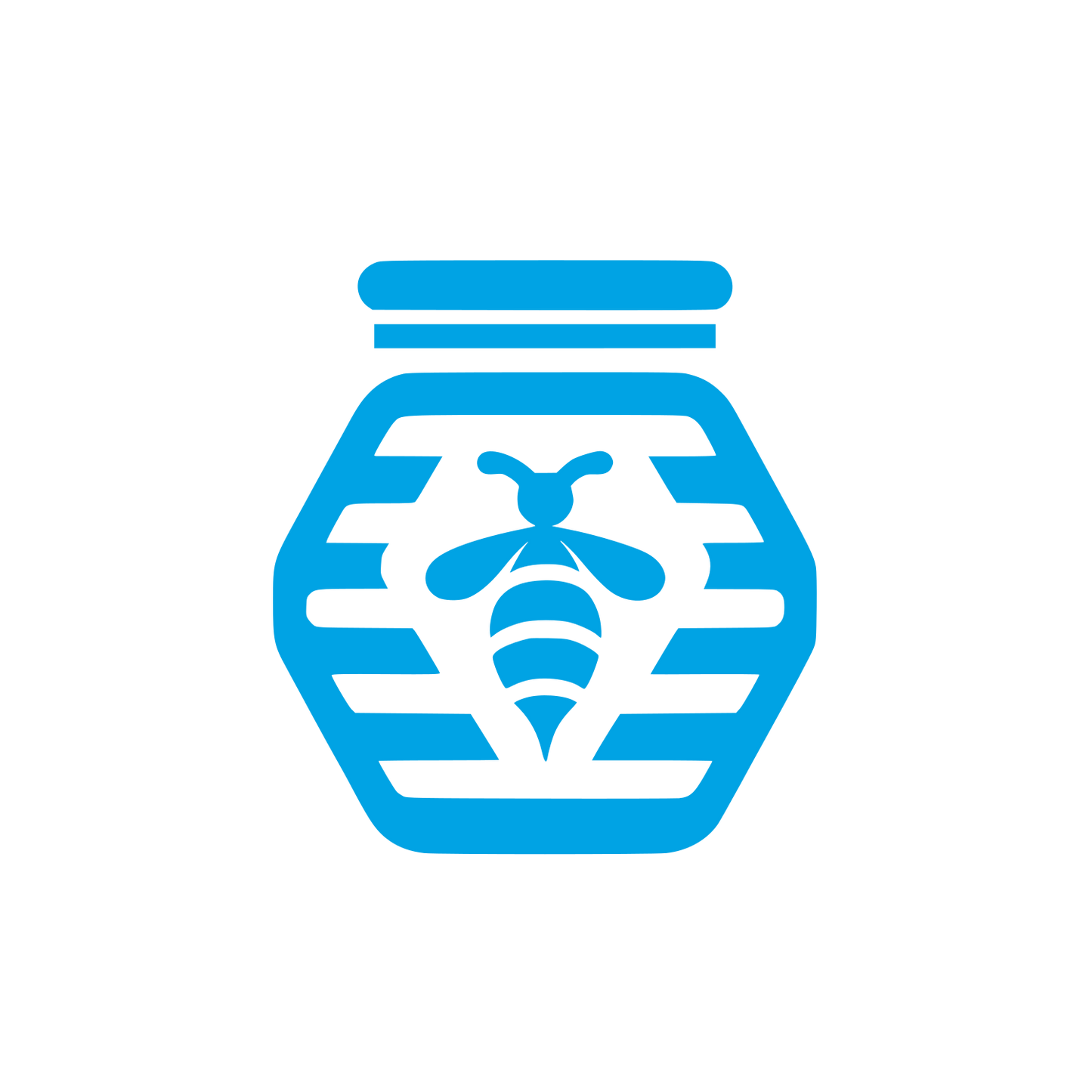 Beehive Jar Logo #00a3e4
