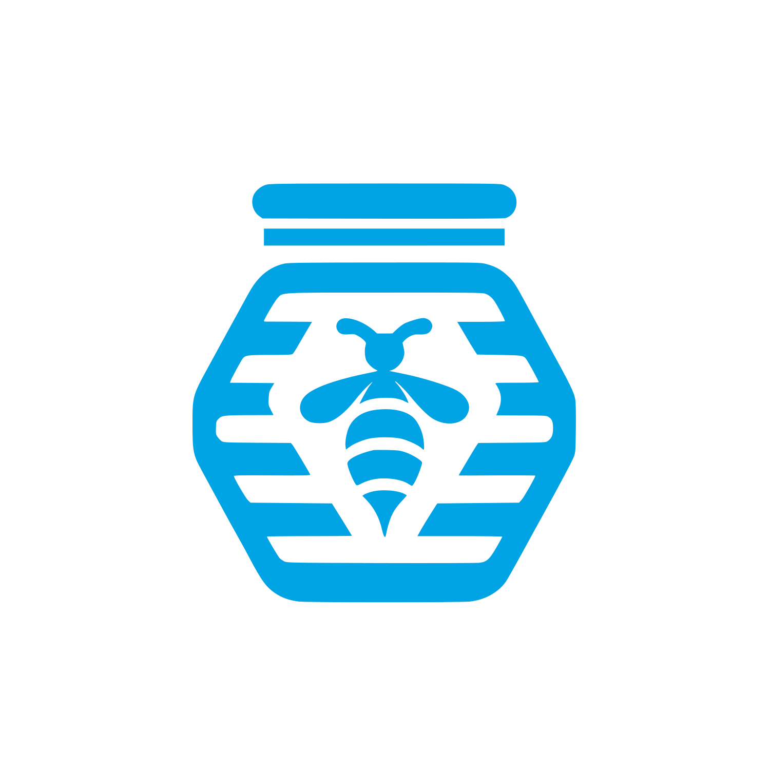 Beehive Jar Logo #00a3e4