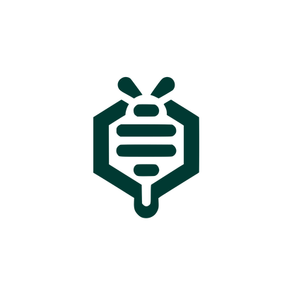 Bee Shield Logo #003932