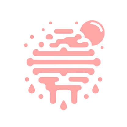 Bee Hive Logo #ffa6a6