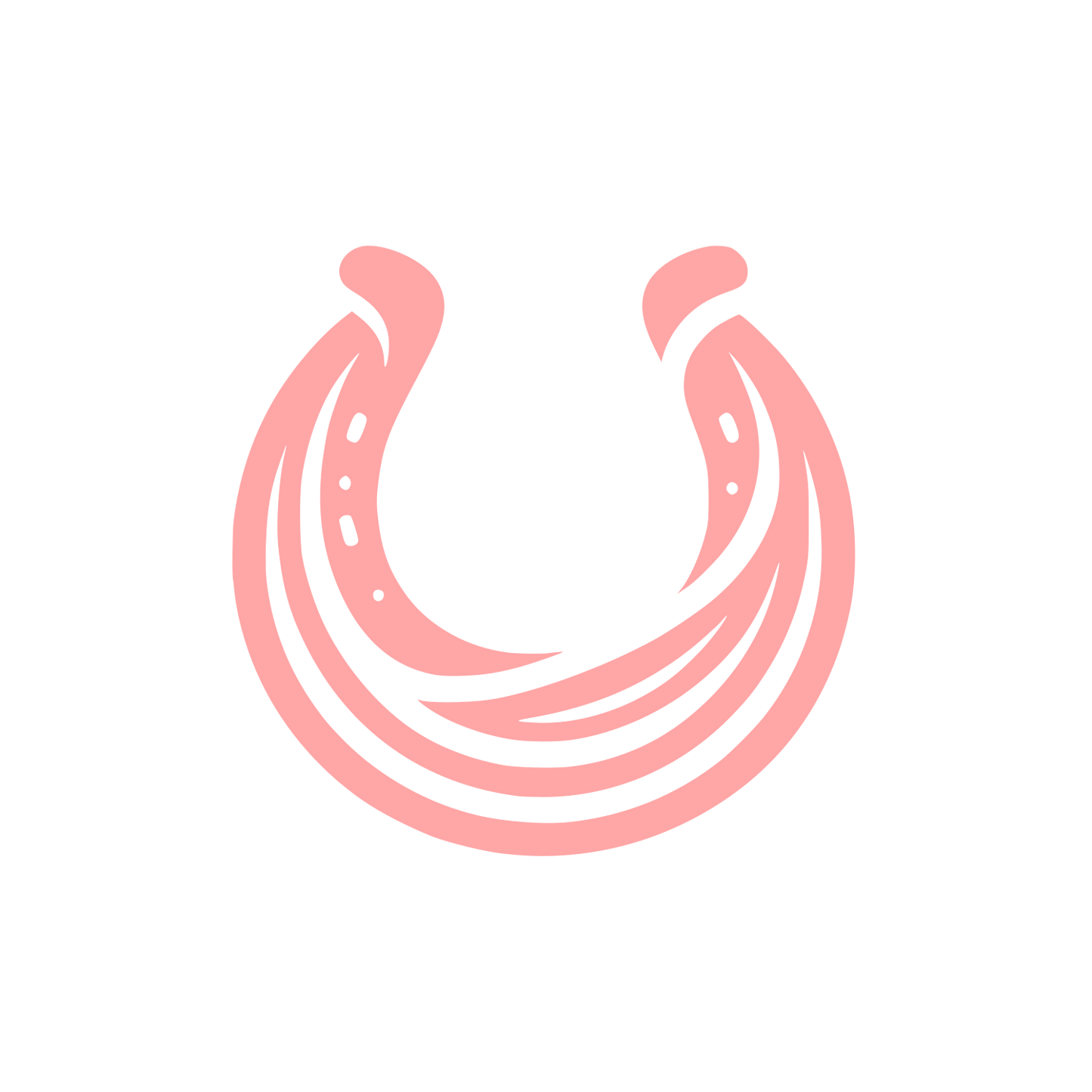 Horseshoe Logo #ffa6a6