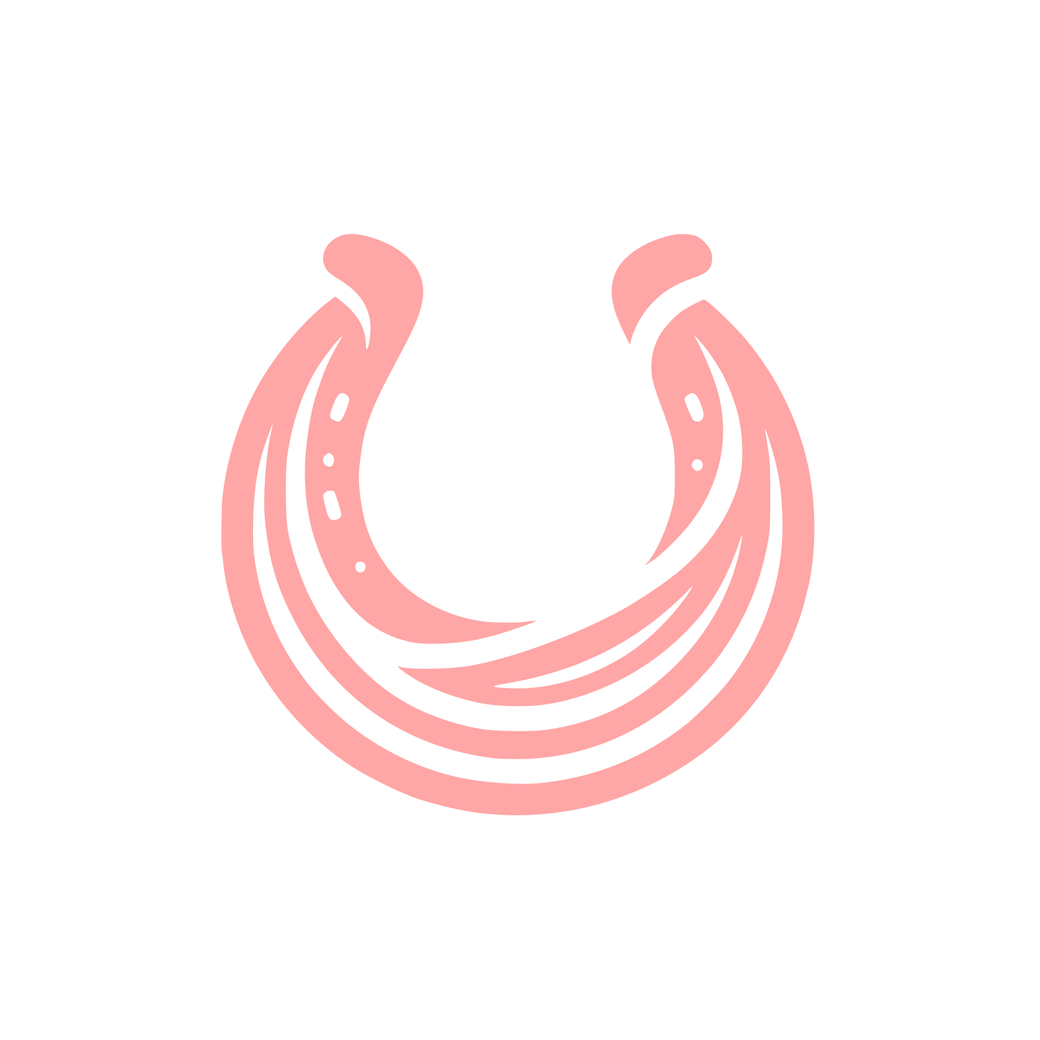 Horseshoe Logo #ffa6a6