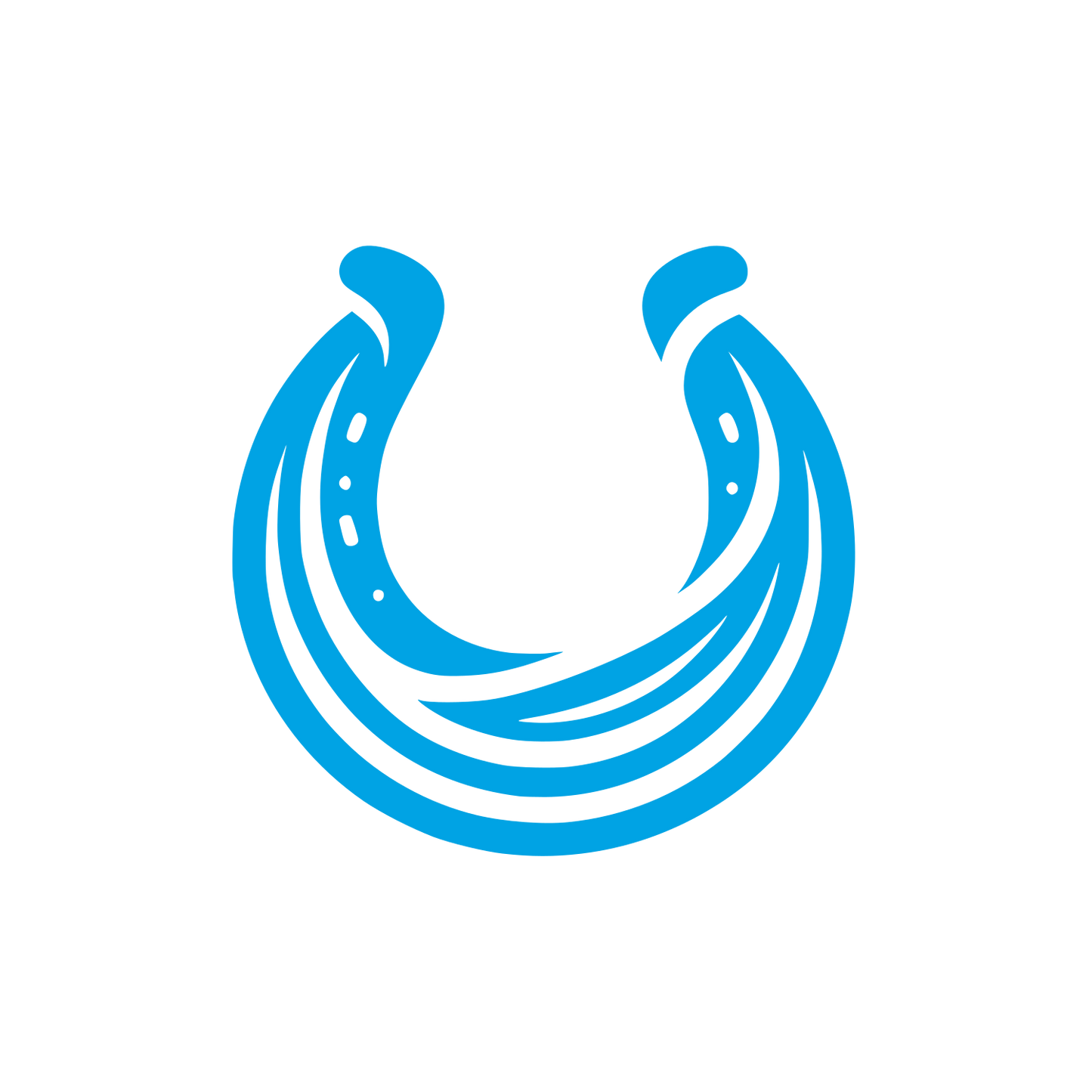 Horseshoe Logo #00a3e4