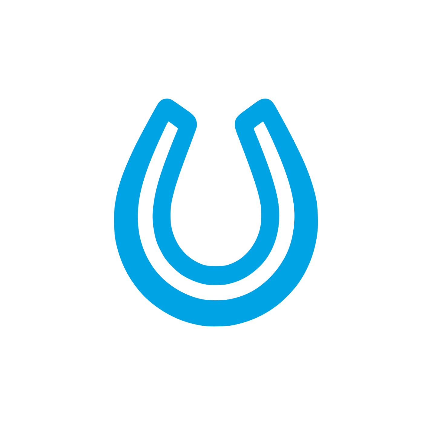 Horseshoe Logo #00a3e4