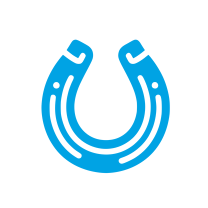 Horseshoe Logo Design #00a3e4
