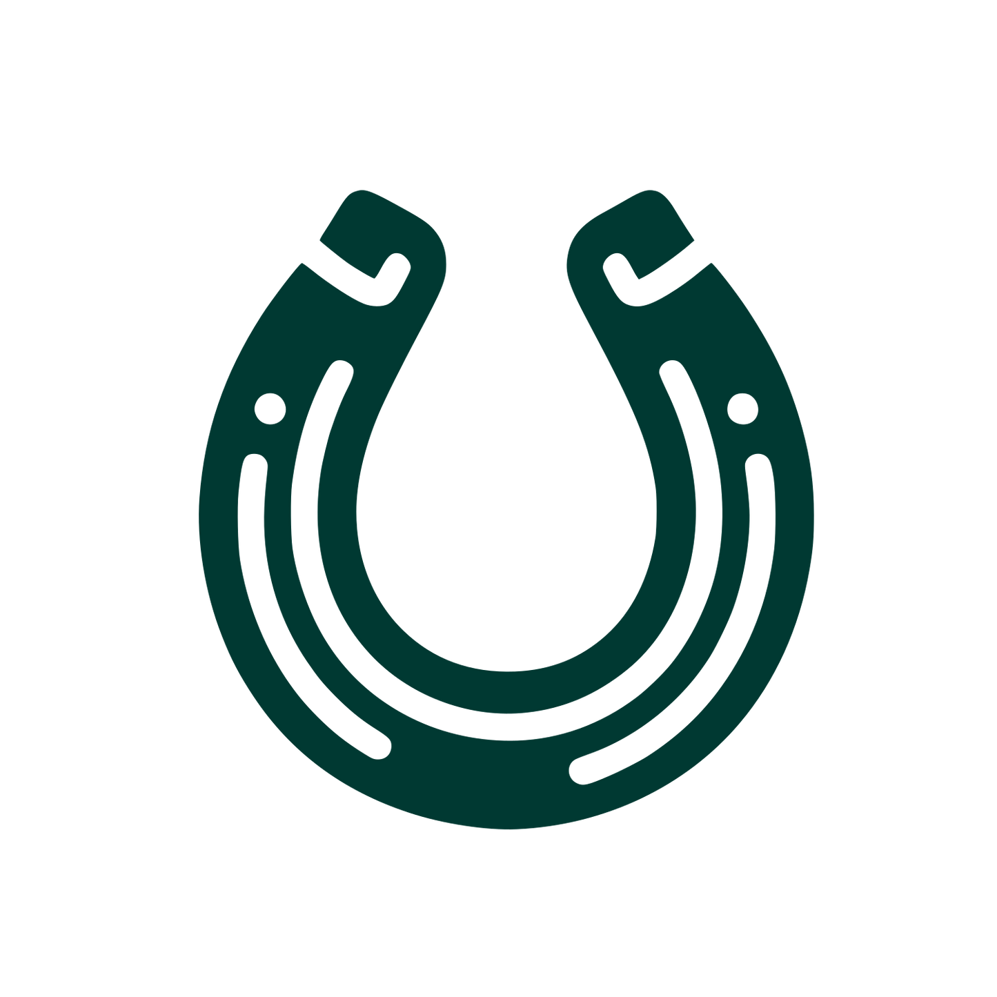 Horseshoe Logo Design #003932