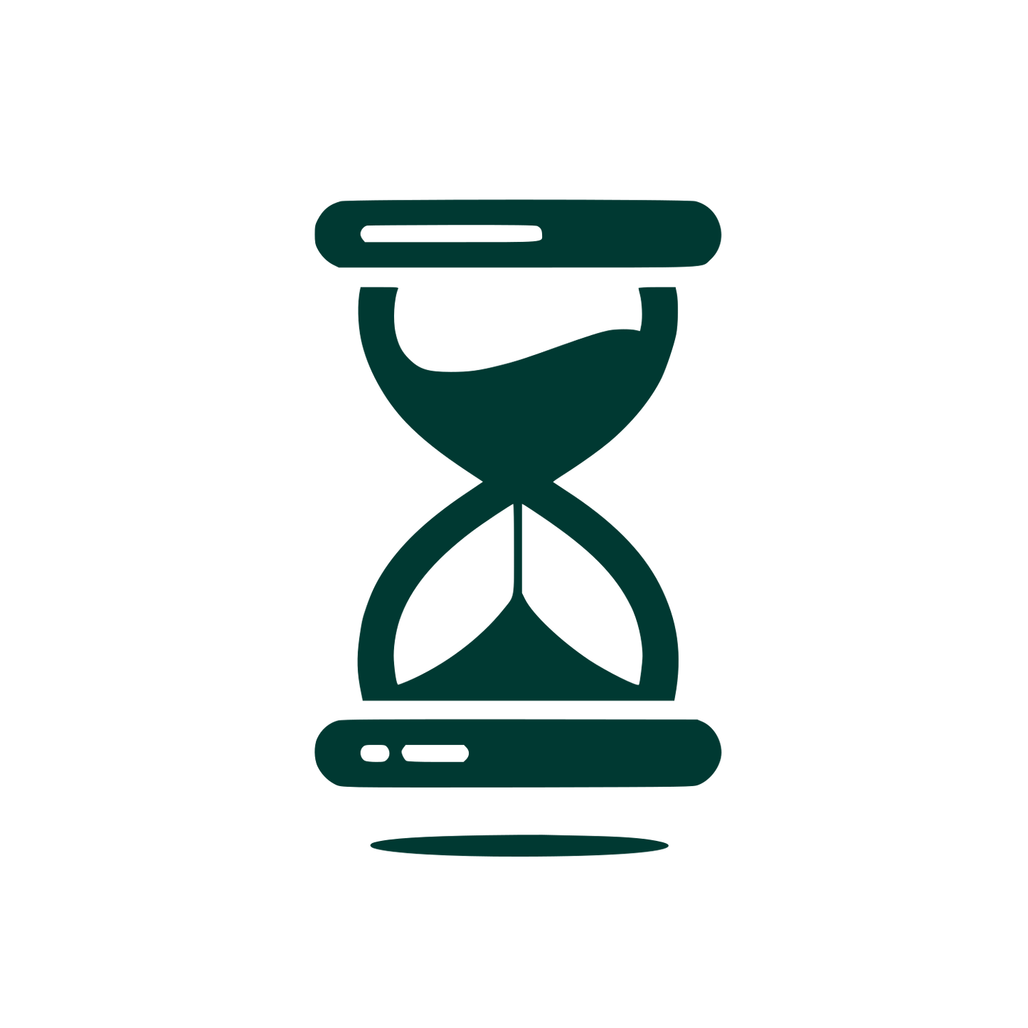 Hourglass Logo #003932