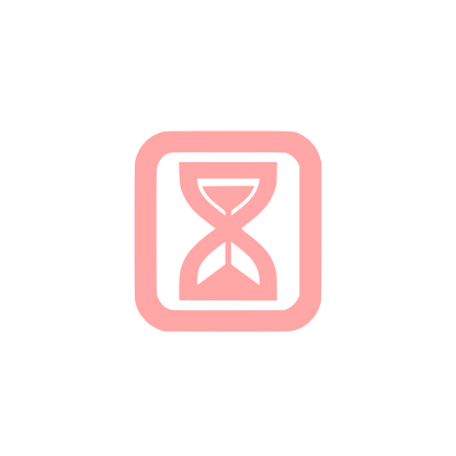 Hourglass Logo Design #ffa6a6