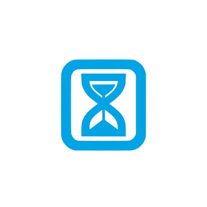 Hourglass Logo Design #00a3e4