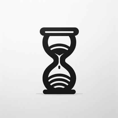 Hourglass Silhouette Logo