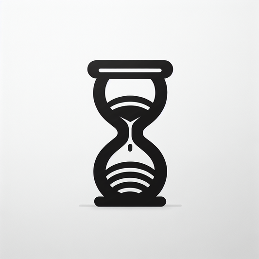 Hourglass Silhouette Logo