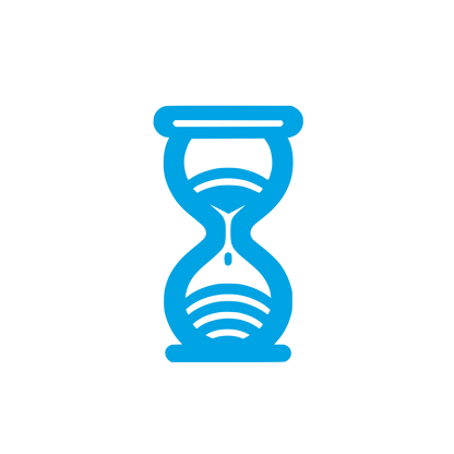Hourglass Silhouette Logo #00a3e4