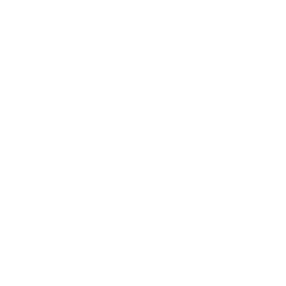 Hourglass Silhouette Logo #ffffff