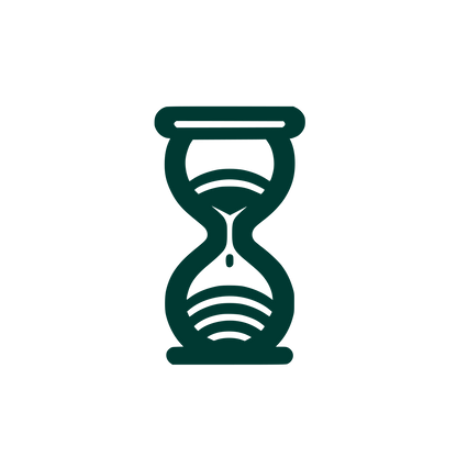 Hourglass Silhouette Logo #003932