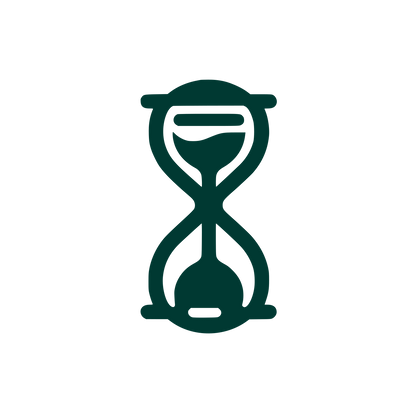 Hourglass Logo Design #003932