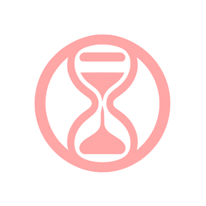 Hourglass Time Logo #ffa6a6