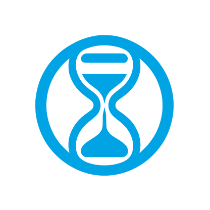 Hourglass Time Logo #00a3e4