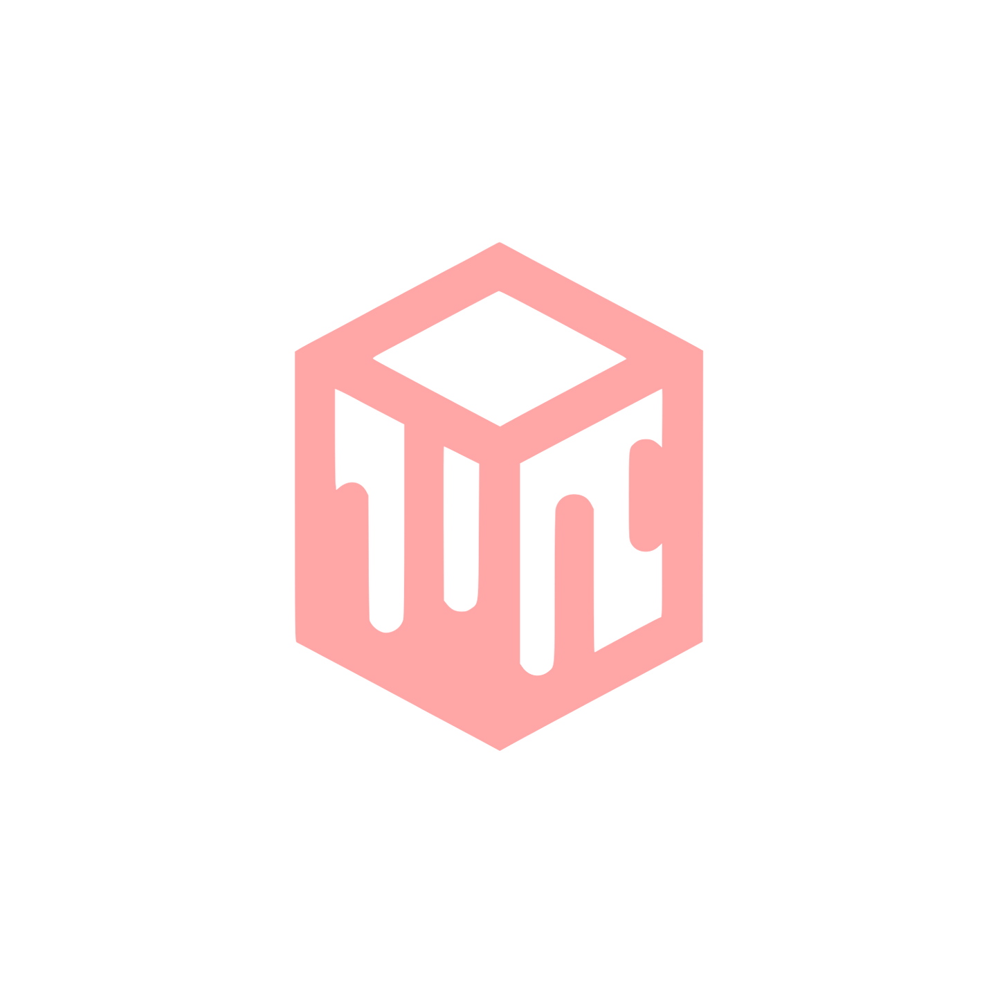 Ice Cube Logo #ffa6a6