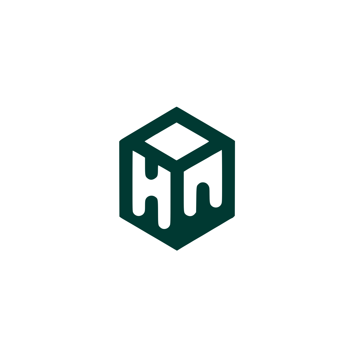 Cube Logo #003932