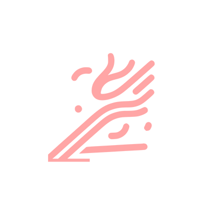 Incense Smoke Logo #ffa6a6