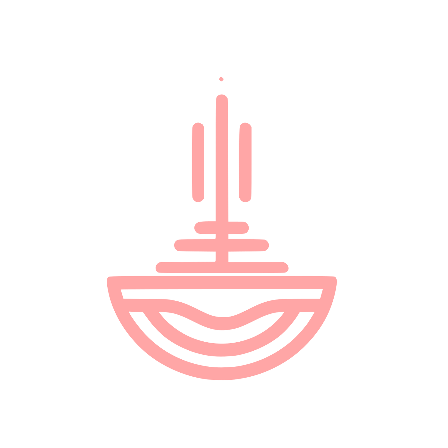 Incense Stick Logo #ffa6a6