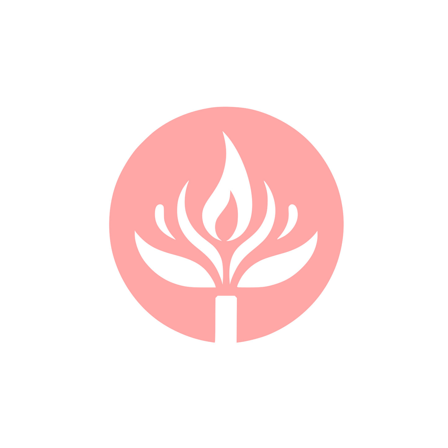 Incense Flower Logo #ffa6a6