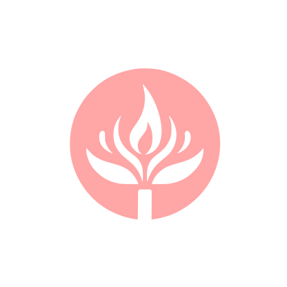 Incense Flower Logo #ffa6a6