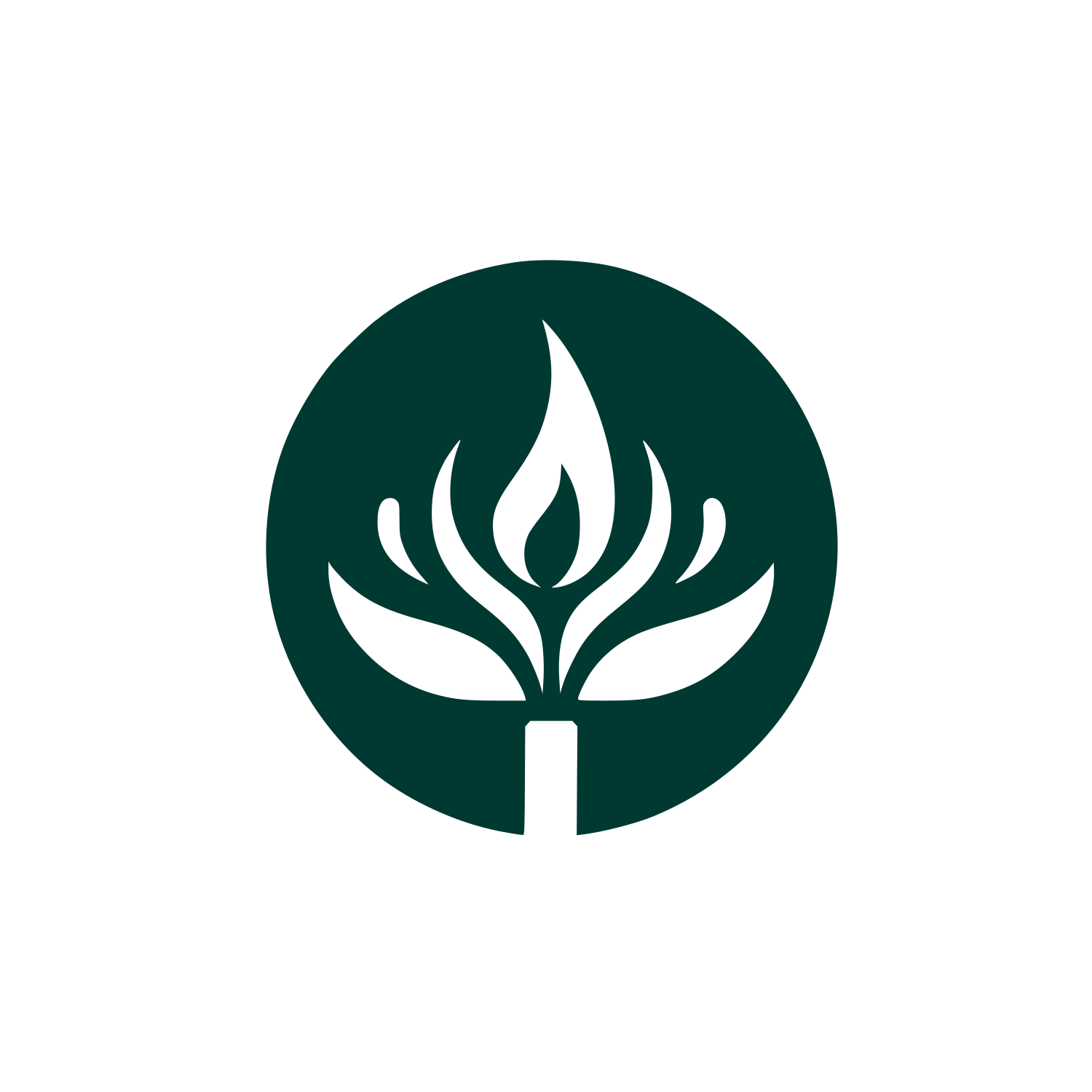 Incense Flower Logo #003932