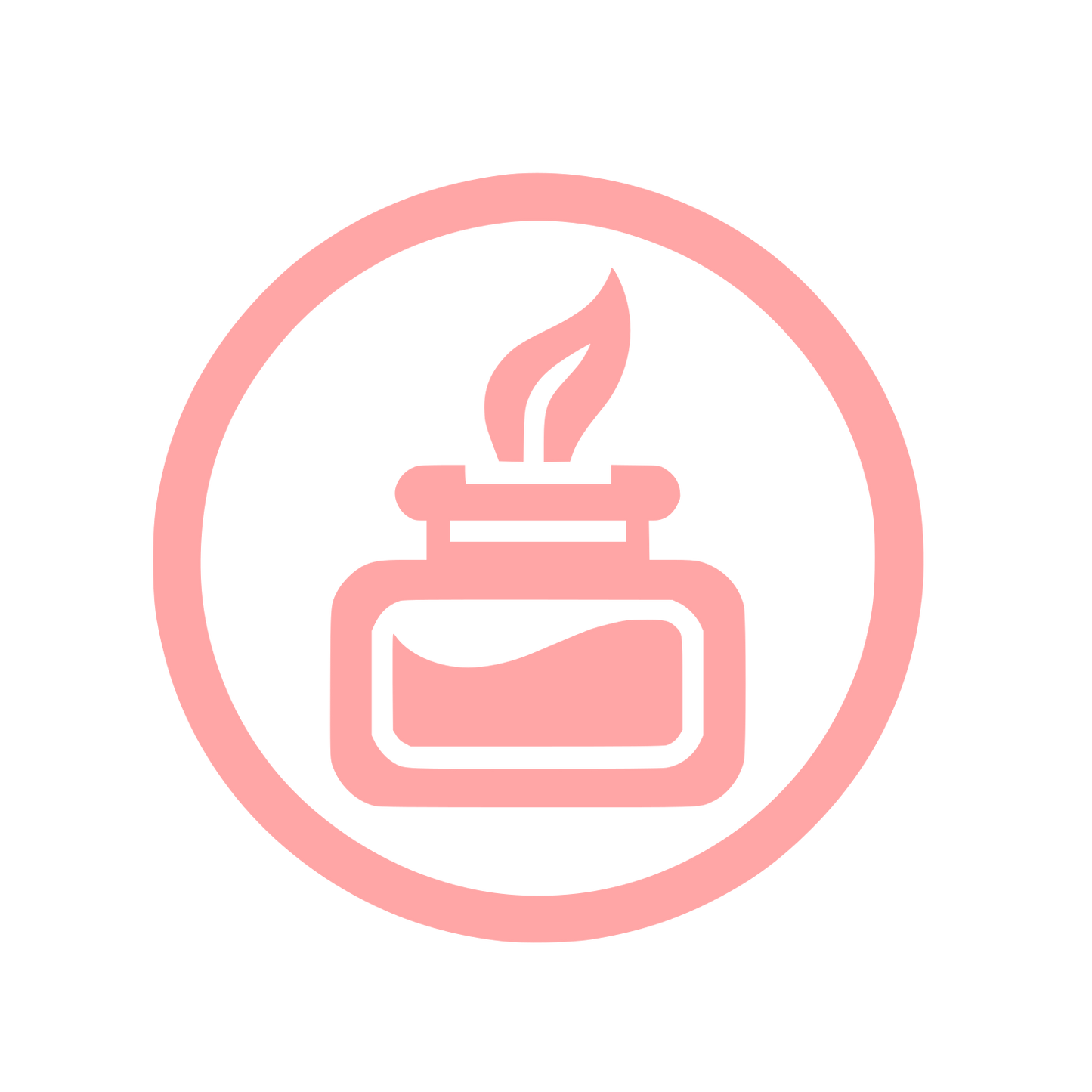 Inkwell Logo Design #ffa6a6