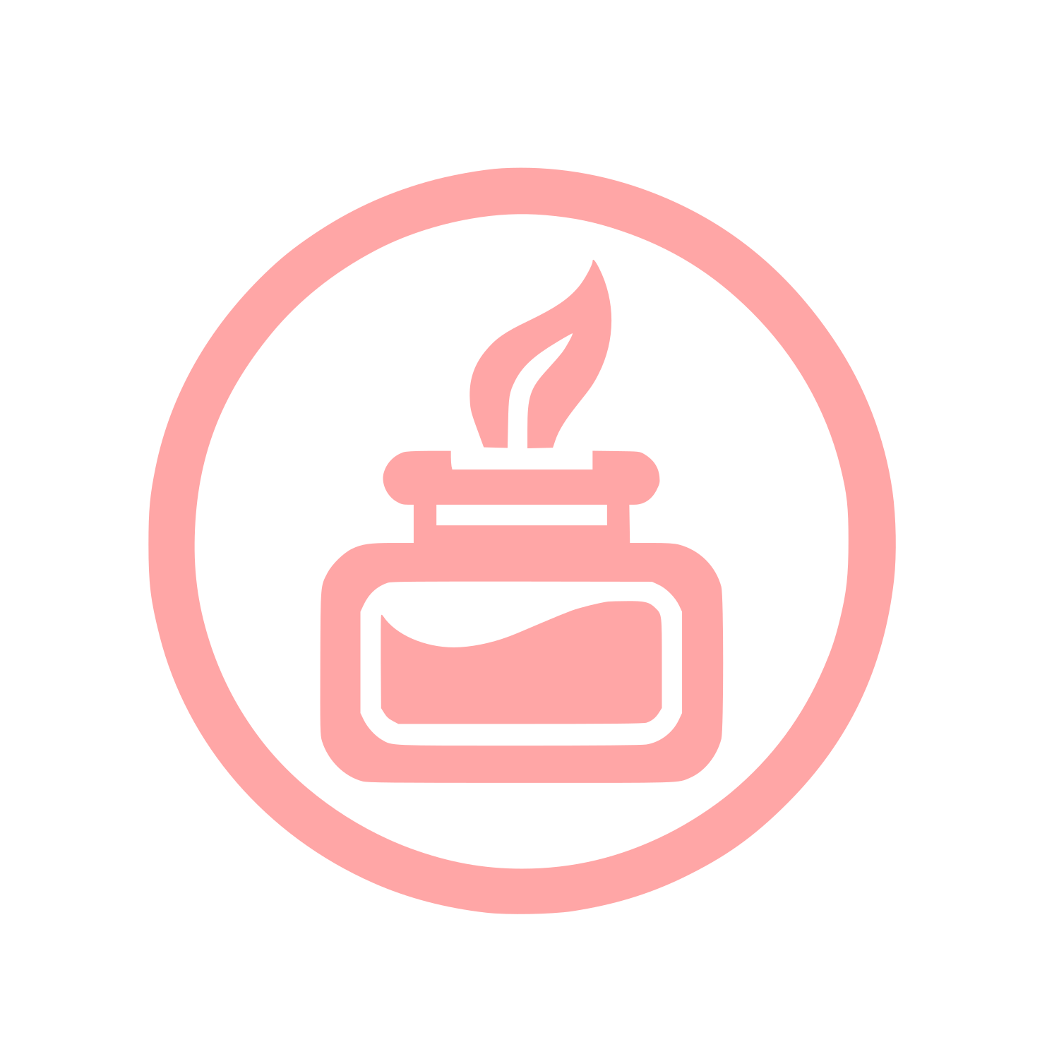 Inkwell Logo Design #ffa6a6