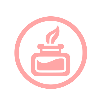 Inkwell Logo Design #ffa6a6