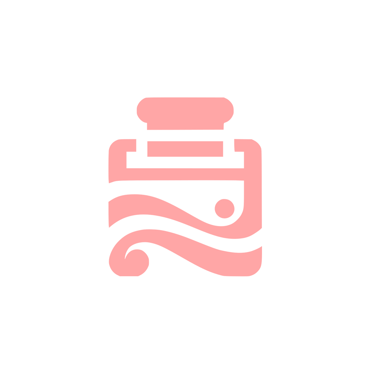 Camera Wave Logo #ffa6a6