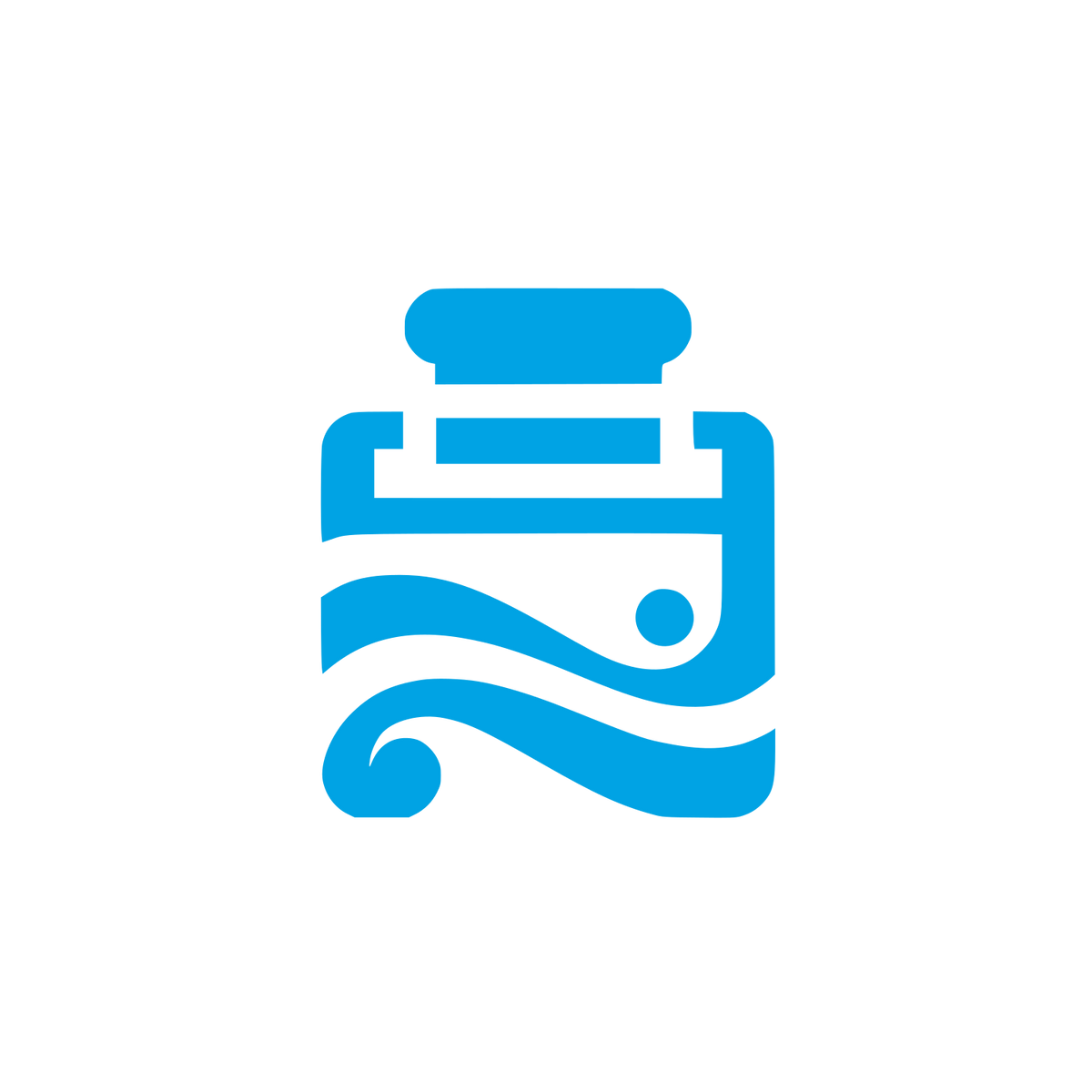 Camera Wave Logo #00a3e4
