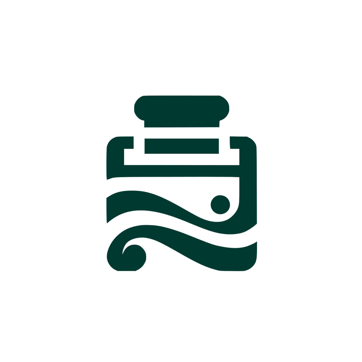 Camera Wave Logo #003932