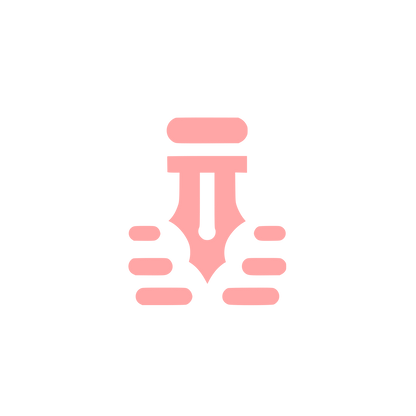 Pen Tip Logo #ffa6a6