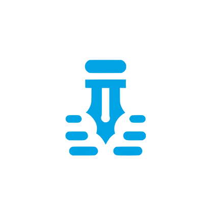 Pen Tip Logo #00a3e4