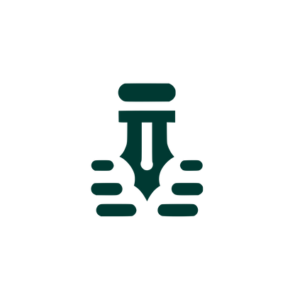 Pen Tip Logo #003932