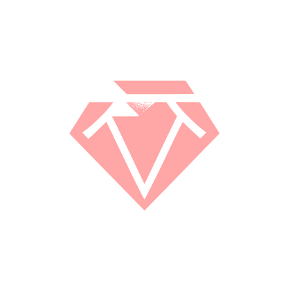 Geometric Diamond Logo #ffa6a6