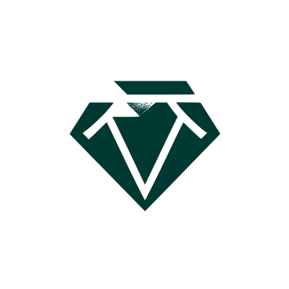 Geometric Diamond Logo #003932