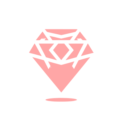 Diamond Logo Design #ffa6a6