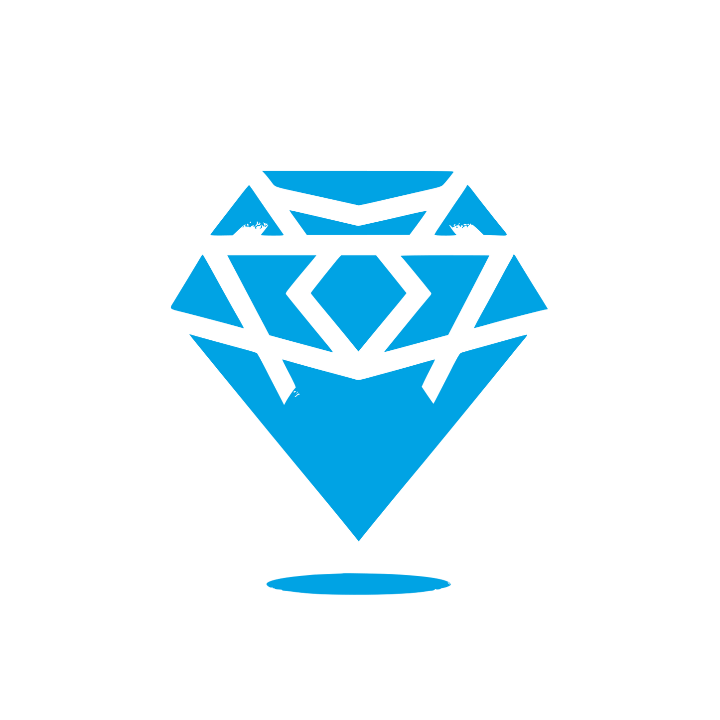 Diamond Logo Design #00a3e4