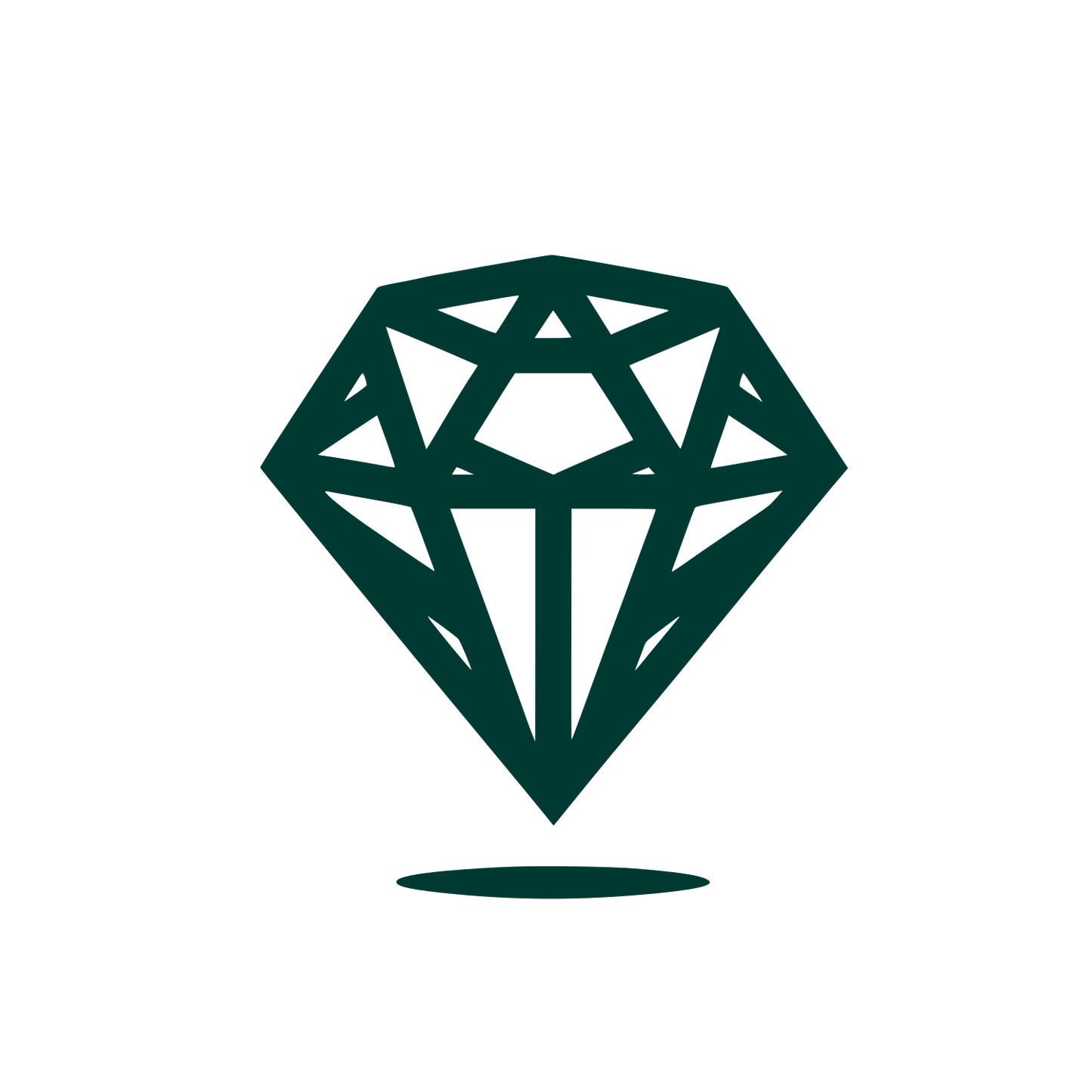 Diamond Shaped Logo #003932