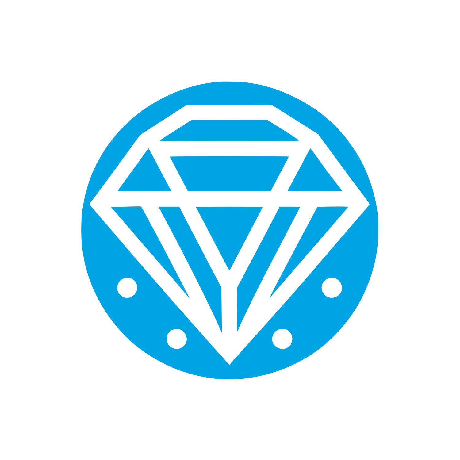 Diamond Graphic Logo #00a3e4