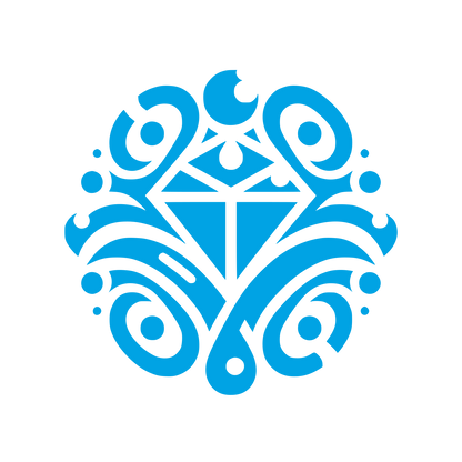 Tribal Style Logo #00a3e4