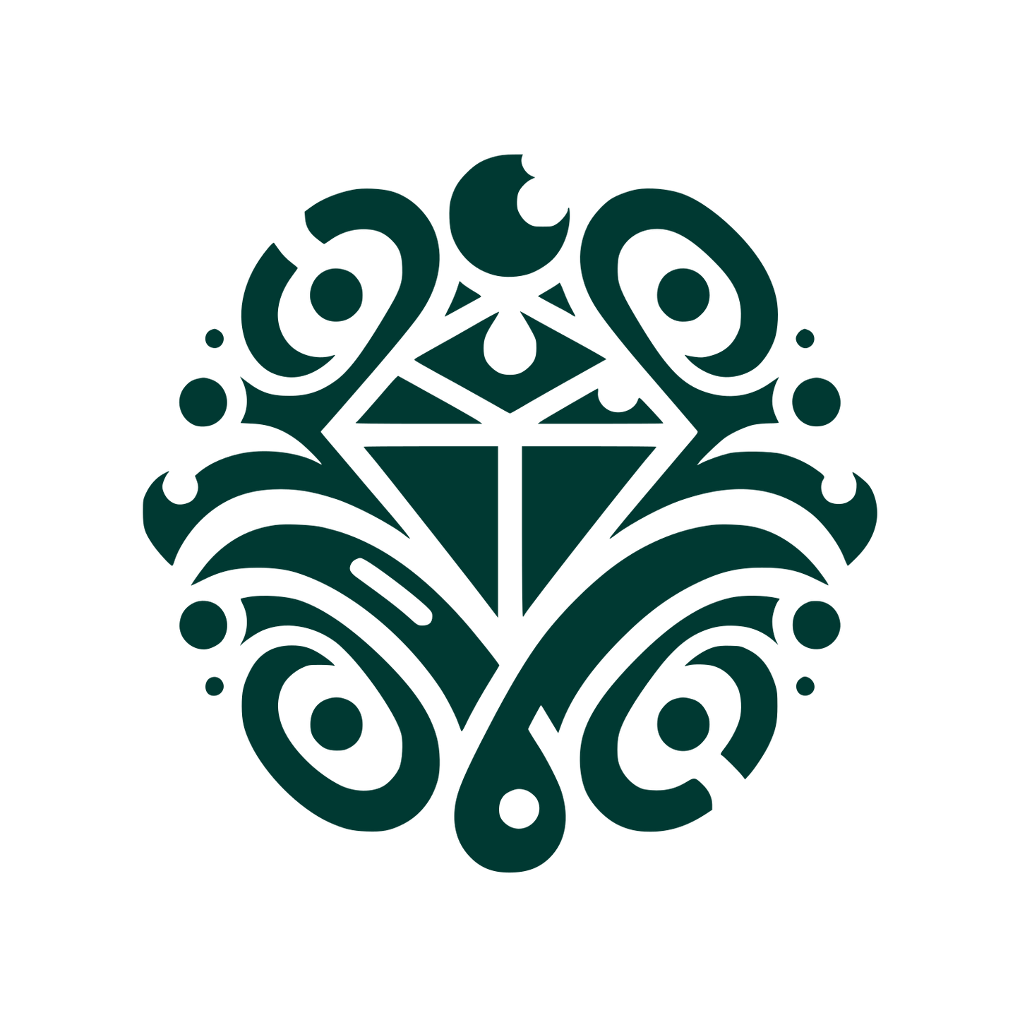 Tribal Style Logo #003932